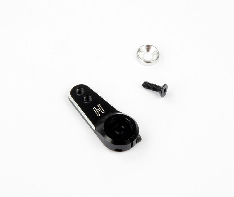 Robitronic - Aluminium Servo Arm 24 Z. (leicht) Schwarz (R17024)