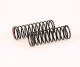 Robitronic - Vordere Dämpferfeder mittel (1,7x61,5mmx12W) rot (2 Stk.) (R27185)