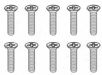 Robitronic - 3x15mm Senkkopfschraube (10 Stk) (R30095)