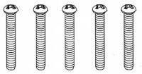 Robitronic - 3x22mm Rundkopfschraube für Plastik (5...