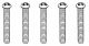 Robitronic - 3x22mm Rundkopfschraube für Plastik (5 Stk) (R30102)