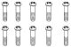 Robitronic - M3x15mm Rundkopfschraube (10 Stk) (R30105)