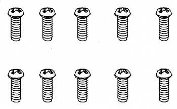 Robitronic - 2x8mm Rundkopfschraube für Plastik (10 Stk) (R30106)