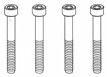 Robitronic - M3x25mm Zylinderkopfschraube (4 Stk) (R30181)