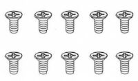 Robitronic - 3x6mm Senkkopfschraube für Plastik (10...