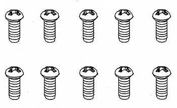 Robitronic - 3x6mm Rundkopfschraube (10 Stk) (R30183)