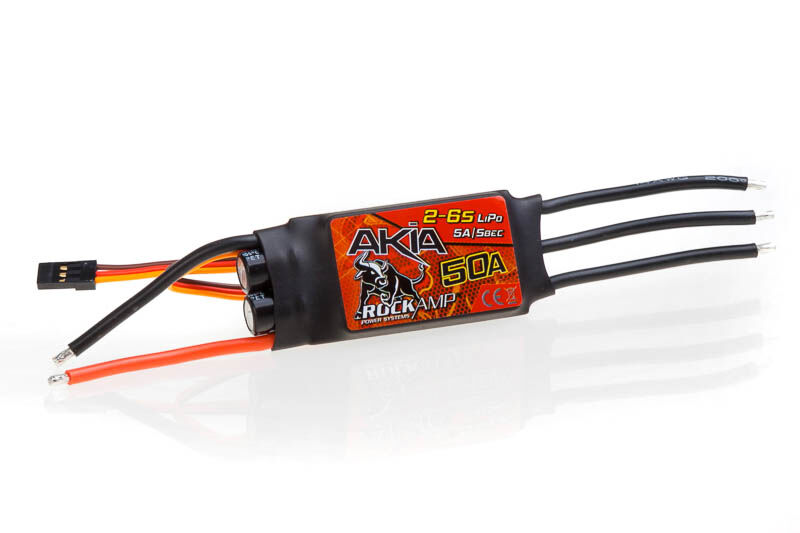 Rockamp Akia 50A / 2-6S Lipo / 5A SBEC (RA40053)