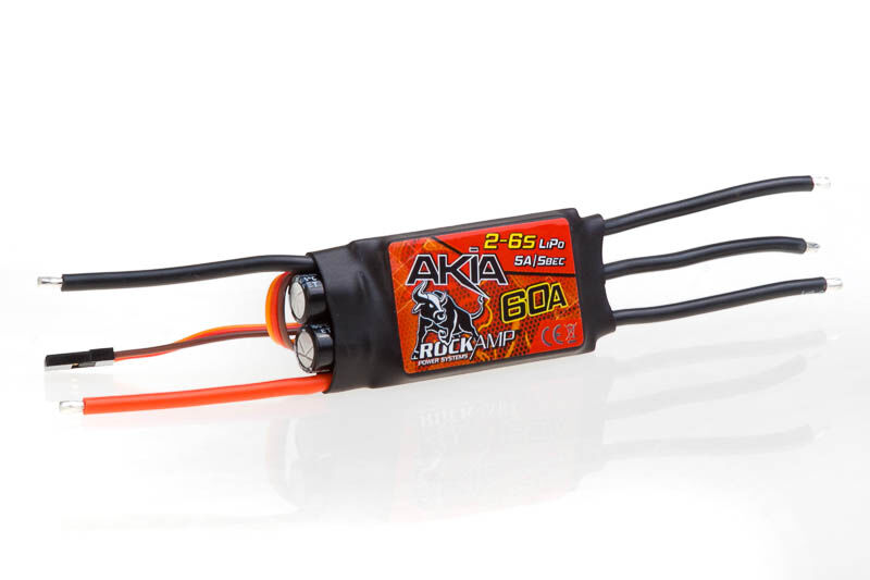 Rockamp Akia 60A / 2-6S Lipo / 5A SBEC (RA40054)