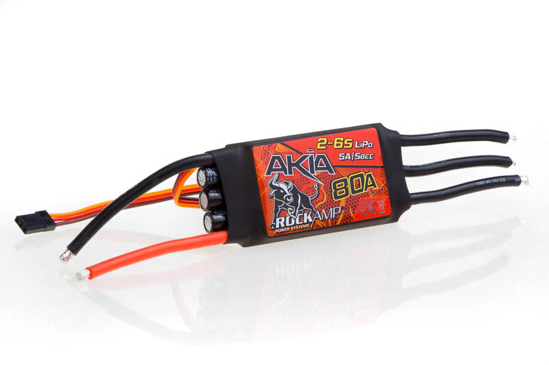 Rockamp Akia 80A / 2-6S Lipo / 5A SBEC (RA40056)
