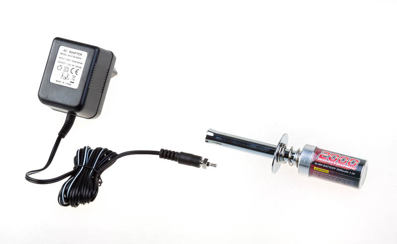 Robitronic - Glühkerzenstarter 2000 mAh mit Ladegerät