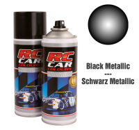 RC Colours - Lexan Spray schwarz metalic - 150ml