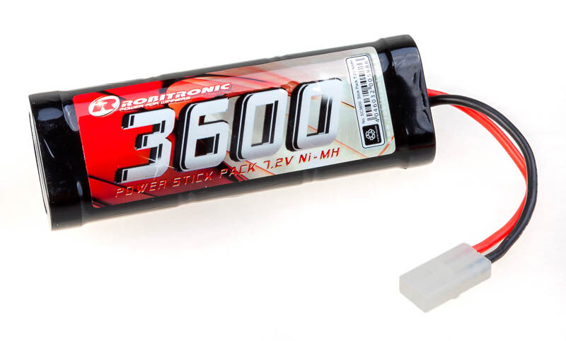 Robitronic - NiMH 7,2V, 3600mAh, Stick Pack (SC3600)