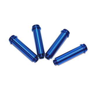 STRC - Gefräste Dämpfergehäuse Alu für Axial AX10 (4 Stk.) Blau (STA30122B)