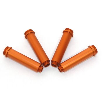 STRC - Gefräste Dämpfergehäuse Alu für AX10 Dämpfer (4 Stk.) Orange (STA30122O)