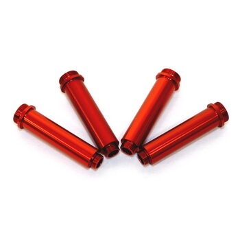 STRC - Gefräste Dämpfergehäuse Alu für AX10 Dämpfer (4 Stk.) Rot (STA30122R)