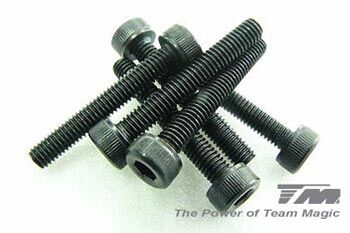 Team Magic - Zylinderkopf Innensechskantschraube 3x20mm (TM126320C)