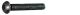 Take Off - M3 Rundkopfschraube Stahl schwarz 18mm (TS909H)