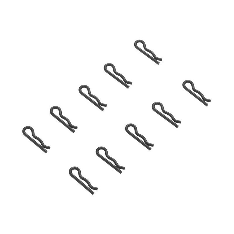 Hobbico - SMALL BODY CLIP (BLACK) (4pcs (AR320209)