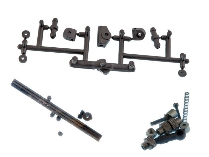 Mugen Seiki - Anlenkung Gas/Bremse komplett MBX-6/6T (MUGE0828)