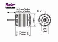 Hacker Motor A50-12L Turnado V3 (15726734)