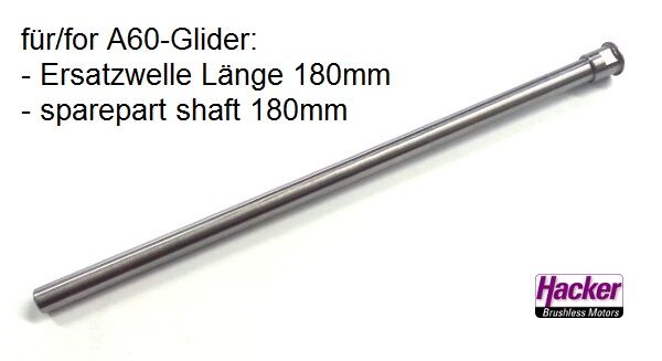 Hacker Motor Welle für A60-L-Glider (180mm) (12411272)
