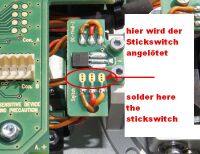 Hacker Motor DUPLEX 2,4EX Knüppeltaster für Sender DC/DS (80001514)