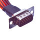 Kabelsatz SUB-D Stecker für 4 Servos - Ende JR Buchse - 70cm