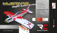 Mustang red 10mm EPP - 780mm