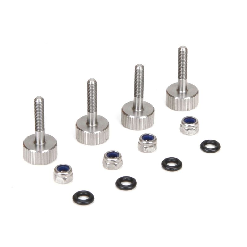 Horizon Hobby - Canopy Thumb Screws, (4): Zelos 36 Twin (PRB286030)