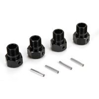 Horizon Hobby - Wheel Hex Black & Pin (4): MTXL...