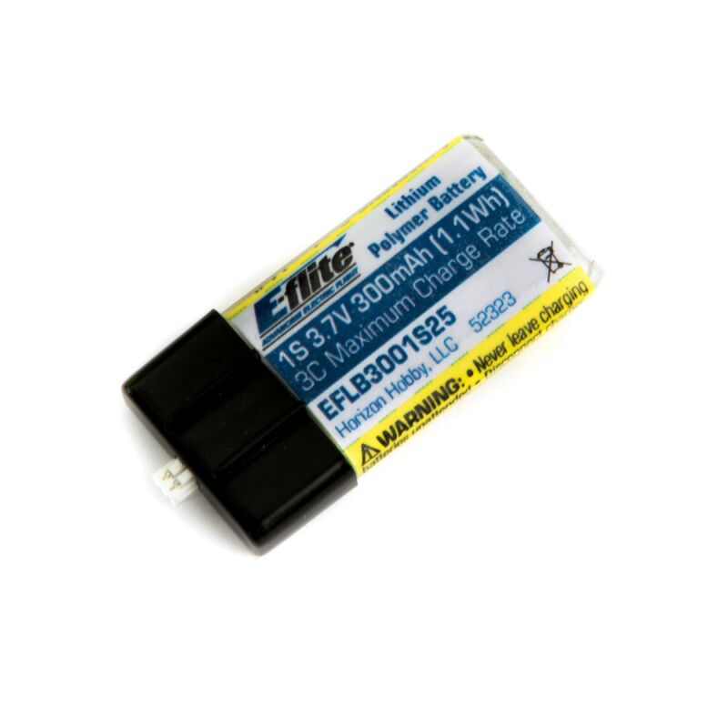 E-flite - LiPo 300mAh 1S 3,7V - 25C