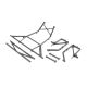 Horizon Hobby - Fr Bar, RR Body Mnt Bar, Bumper,Tower Support:BR (LOS230012)