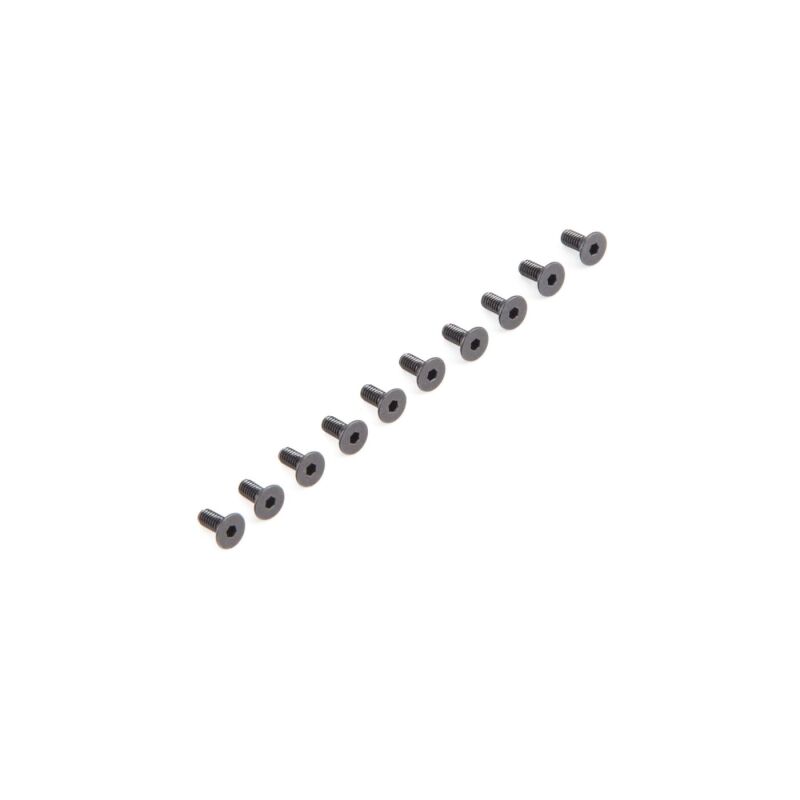 Horizon Hobby - Flat Head Screws M2.5 x 5mm (10) (LOS235008)