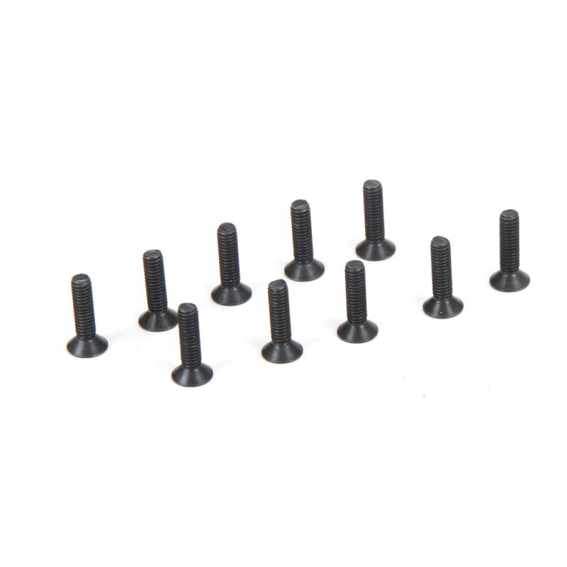 Horizon Hobby - Flat Head Screws, M2.5 x 10mm (10) (TLR235007)