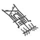 Hobbico - SCX10 II Karosseriehalter (AX31391)