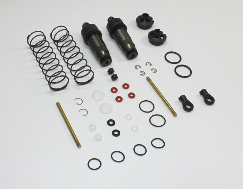 Team C - "Big Bore" Dämpfer ohne Federn hinten (2 St.) TC02CEVO 2WD Cent. Heckmot. Buggy (T02261)