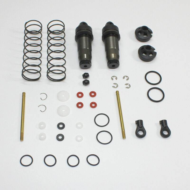 Team C - "Big Bore" Dämpfer ohne Federn vorne (2 St.) TC02CEVO 2WD Cent. Heckmot. Buggy (T02260)