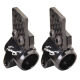 Team C - Aluminium Achsschenkel hinten +1° mit Kugellager und Carbon Platte (2 St.) 4WD (TU0431)