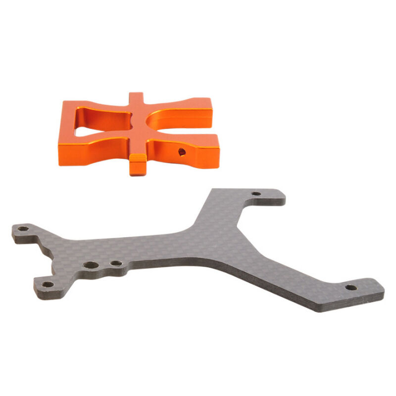 Team C - Aluminium CNC Mitteldifferentialhalter/ Carbon Oberdeck (TU0212)