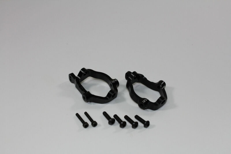 Team C - Aluminium Radlagerträger vorne 12° l/r 1:8 Comp. (TU0830)
