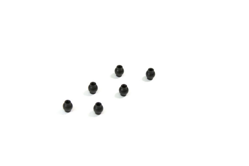 Team C - Kugelkopf 7.8mm kurz schwarz (6 St.) (T08893)