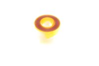 PVC Schrumpfschlauch 45mm transparent orange - 1m