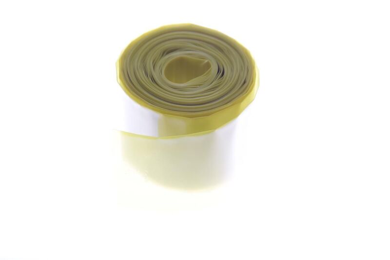 Muldental - PVC heat shrink tubing 69mm transparent yellow - 1m