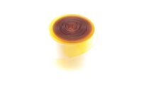 PVC Schrumpfschlauch 68mm transparent orange - 1m