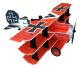 Crack Fokker rot/gelb 8mm EPP - 890mm