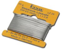 Lötzinn auf Karte 1mm - 25g