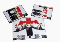 Graupner - Dekorbogen X-8E flame red yellow (S1008.14R)