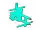 E-flite - Blade mCX main frame - glow in the dark