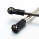 Robitronic - Linkage Rod Titanlegierung 122mm (2 Stk) (TC1401-50)