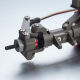 Robitronic - Antriebseinheit Vorne komplett V2 für Axial SCX10 Rot (TC1507-21T)